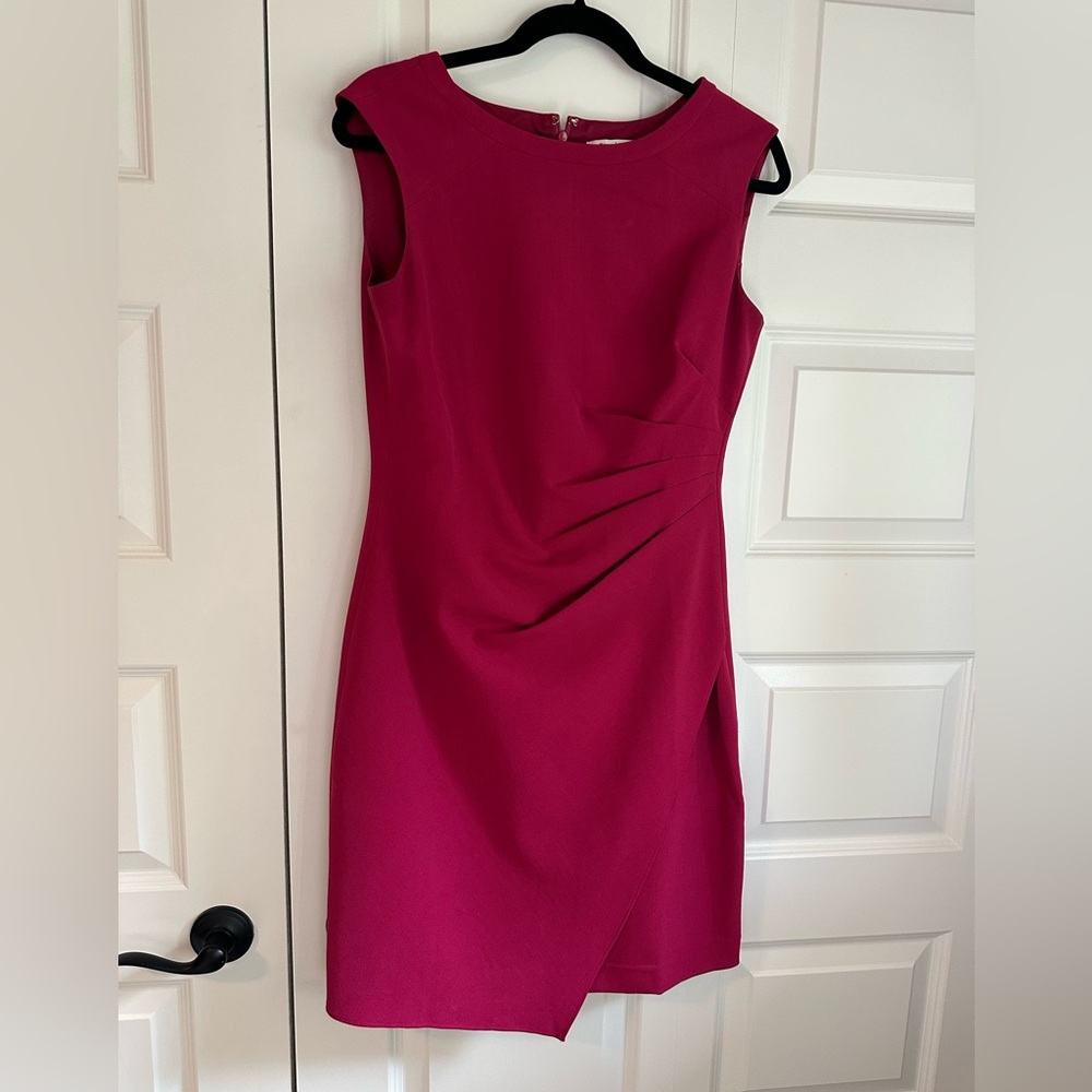 WHBM deep pink dress in size 8